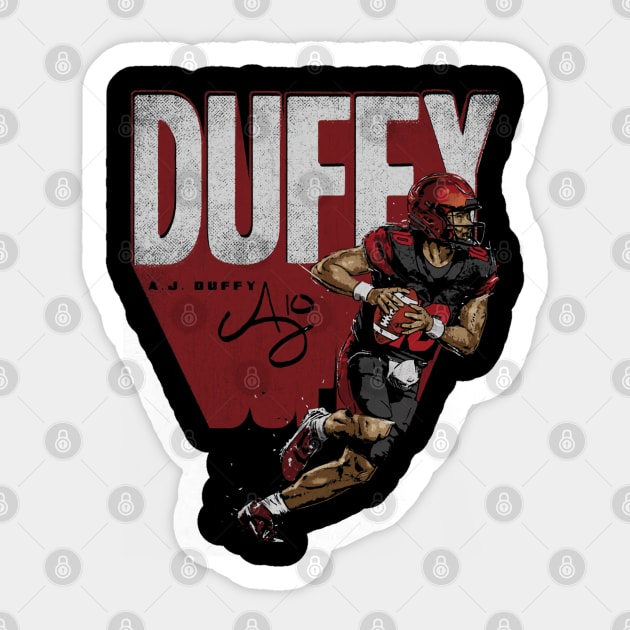 AJ Duffy College Bold Sticker by ganisfarhan